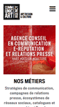 Mobile Screenshot of communicart.fr