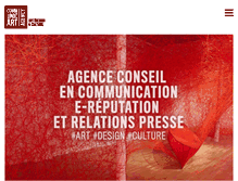 Tablet Screenshot of communicart.fr